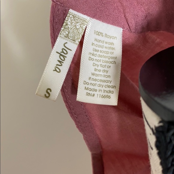 Japna Rosey Pink Floral Embroidered Tank Top - Picture 6 of 6